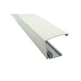Profil vissable bordure 16/32mm blanc 4m