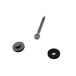 Kit de 50 fixations pour profil vissable 16mm gris