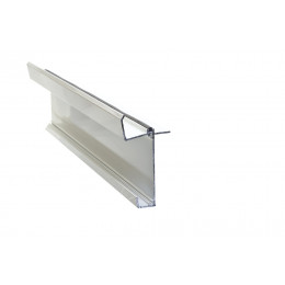 Kit faîtage inférieur blanc 4m