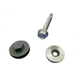 Kit de 40 fixations pour profil porteur gris