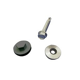 Kit de 40 fixations pour profil porteur gris