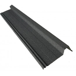 Rive pour panneau tuile granulat anthracite 92cm