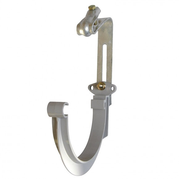 Crochet bandeau dév.250 gris étrier galva monté