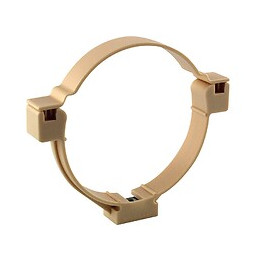 Collier de fixation sans vis D.80 sable