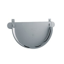 Fond universel gouttière ronde dév.330 gris