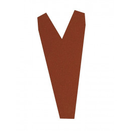 About faîtière pour panneau tuile laqué brun rouge