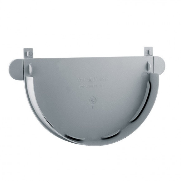 Fond universel gouttière ronde dév.330 gris