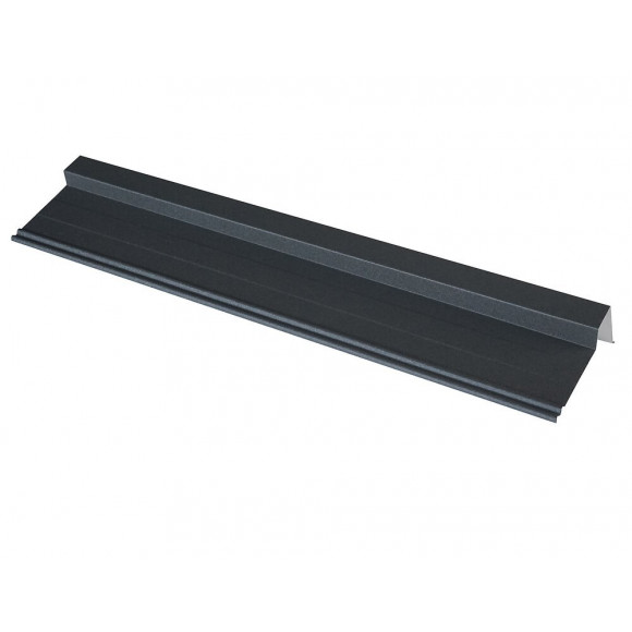 Rive pour panneau tuile laqué mat anthracite 92cm