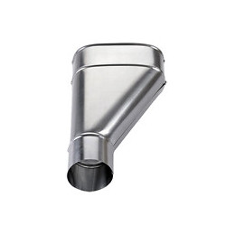 Cuvette de branchement 'dit jambon' zinc diamètre 80mm