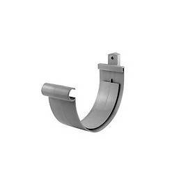 Jonction à coller gouttière ronde dév.330 gris