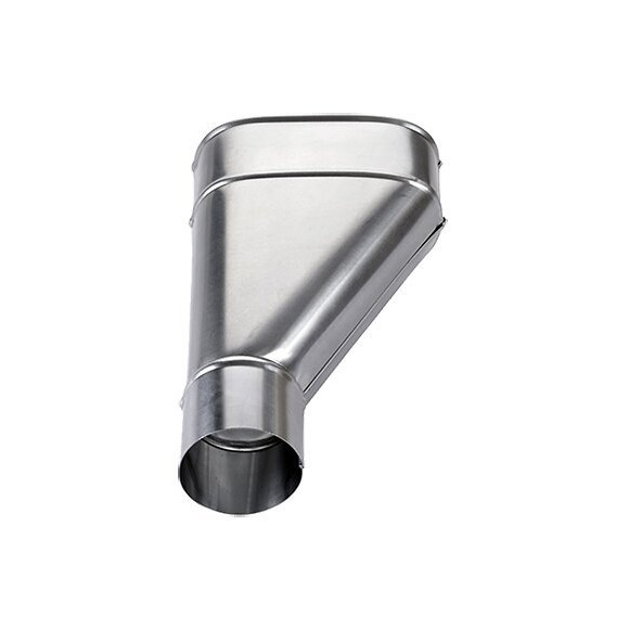 Cuvette de branchement 'dit jambon' zinc diamètre 80mm