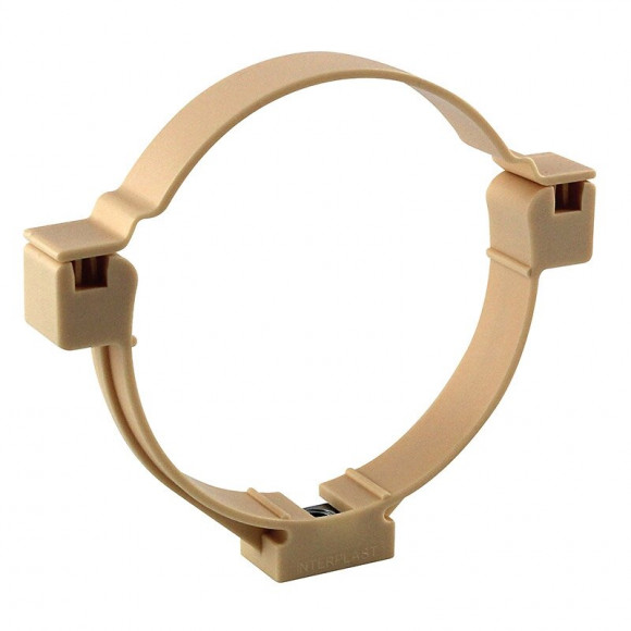 Collier de fixation sans vis D.80 sable
