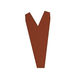 About faîtière pour panneau tuile laqué brun rouge