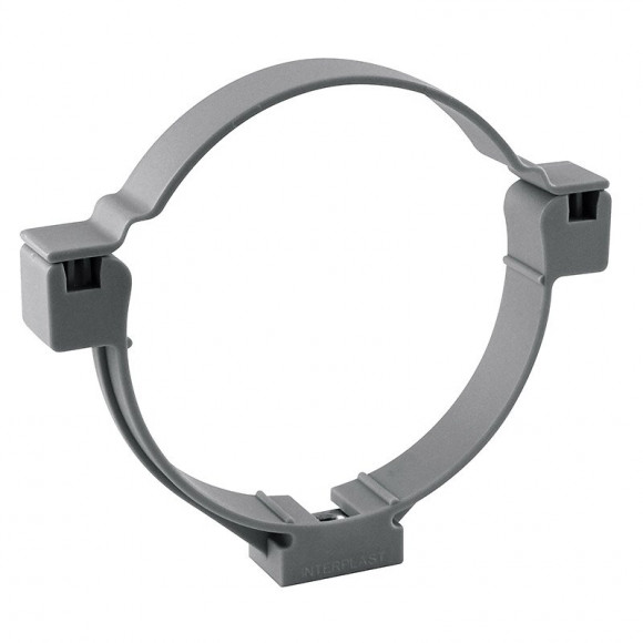Collier de fixation sans vis D.80 gris
