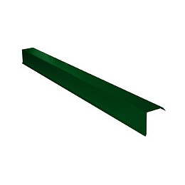 Rive pour plaque nervurée vert Lg.2100mm