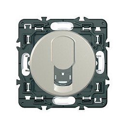 Prise RJ 45 multimédia cat. 6 FTP Céliane - Titane