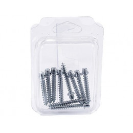 10 pattes à vis bois 7x50mm