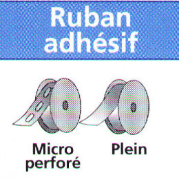 Ruban adhésif microperforé 5ml 32mm plaques alvéolaires
