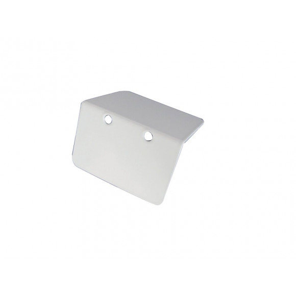 Lot de 5 arrêts de plaque jonction monobloc blanc 32mm