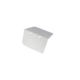 Lot de 5 arrêts de plaque jonction monobloc blanc 32mm