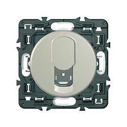 Prise RJ 45 multimédia cat. 6 FTP Céliane - Titane