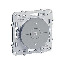 Odace - Interrupteur Alu 3 boutons pour volets-roulants
