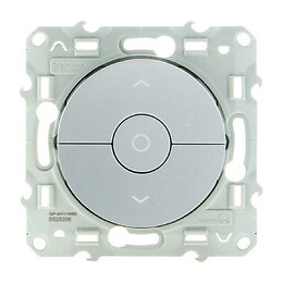 Odace - Interrupteur Alu 3 boutons pour volets-roulants