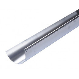 Gouttière zinc 1/2 ronde développé 25cm longueur 4m
