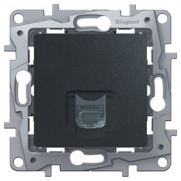 Prise RJ 45 cat. 6 FTP Niloe - Legrand - enjoliveur fonte