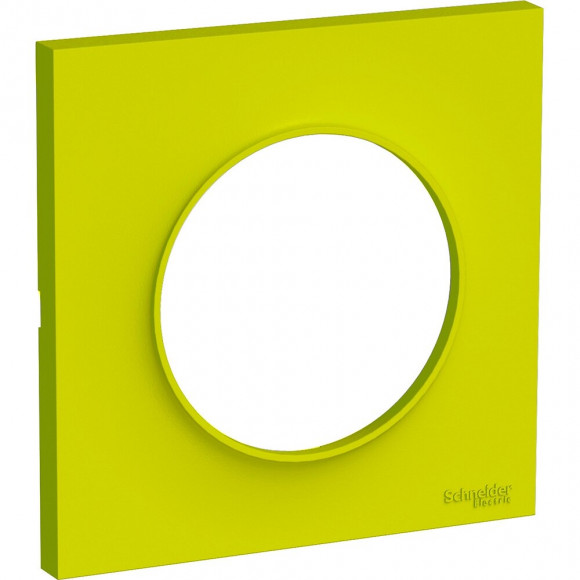 Odace Styl plaque Vert Chartreuse 1 poste