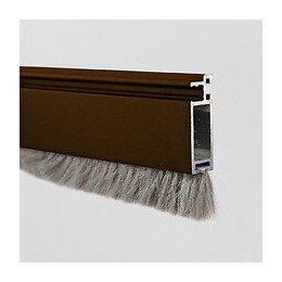 Profil en Aluminium pour moustiquaire fixe Marron 2.50m