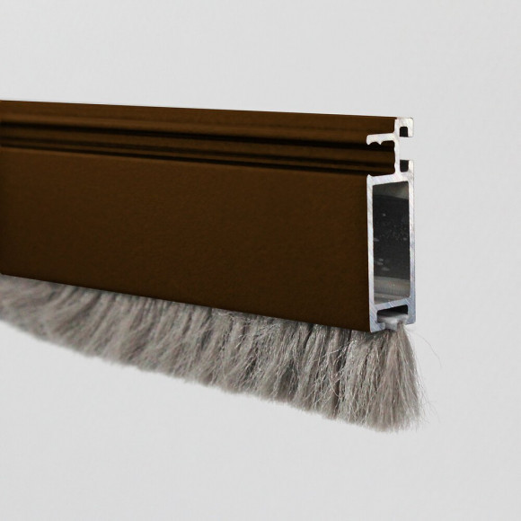 Profil en Aluminium pour moustiquaire fixe Marron 2.50m