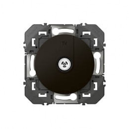 Prise TV étoile blindée dooxie finition noir - sachet