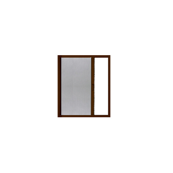 Moustiquaire enroulable latérale L.140xh.230cm Marron