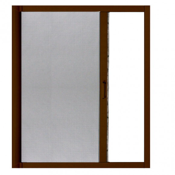 Moustiquaire enroulable latérale L.140xh.230cm Marron