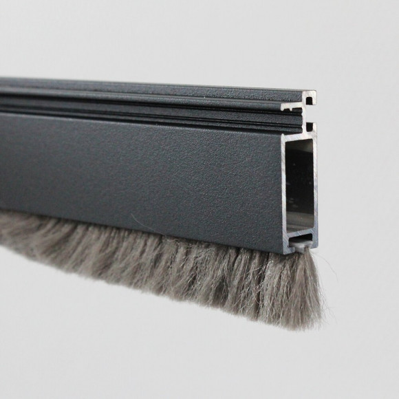 Profil en Aluminium pour moustiquaire fixe Gris 2.50m