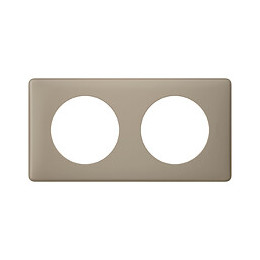 Plaque Céliane - Poudré Grès - 2 postes