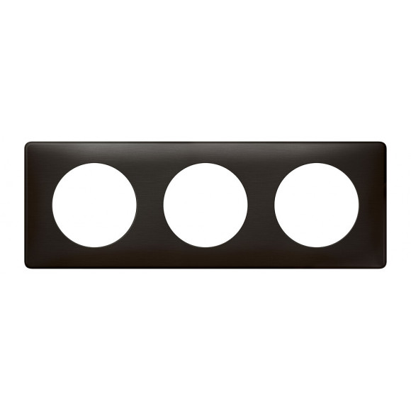 Plaque Céliane - Métal Carbone - 3 postes