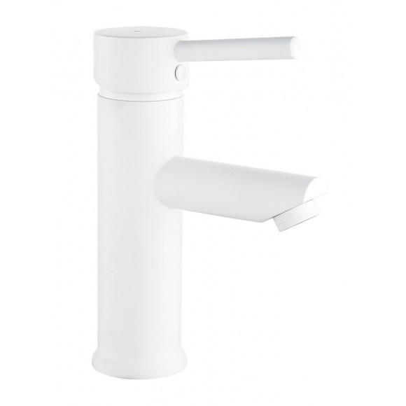 Deco mitigeur lavabo bas blanc