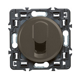 Prise RJ 45 multimédia cat. 6A FTP Céliane - Graphite