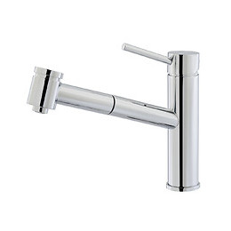 FIANCO MITIGEUR EVIER A DOUCHETTE CHROME