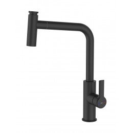 ESSEMANO MITIGEUR EVIER A DOUCHETTE NOIR