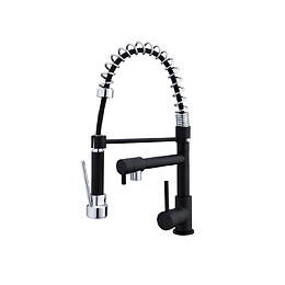 BIG PRO MITIGEUR EVIER A DOUCHETTE NOIR ET CHROME