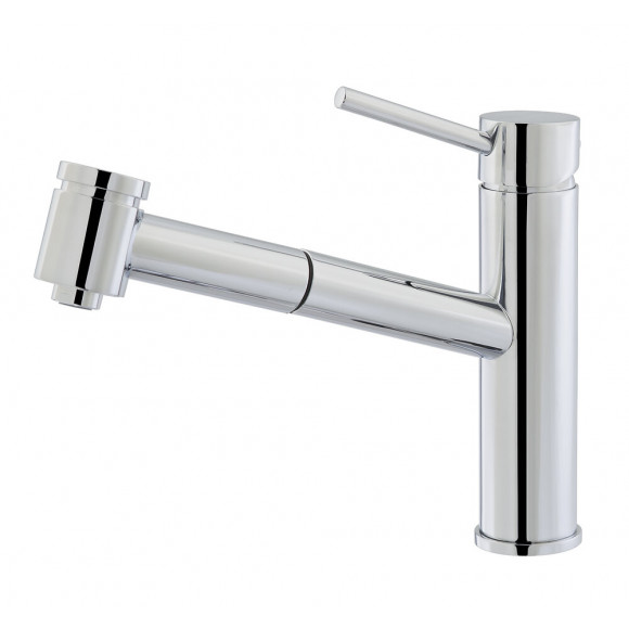 FIANCO MITIGEUR EVIER A DOUCHETTE CHROME