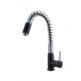 MILA MITIGEUR EVIER NOIR CHROME