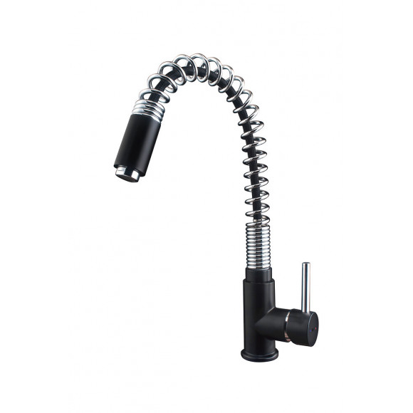 MILA MITIGEUR EVIER NOIR CHROME