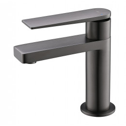 Allure mitigeur lavabo bas gris gun métal