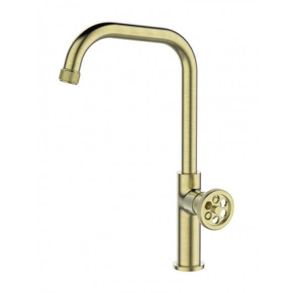 Indus mitigeur évier or brossé