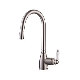 Ascott mitigeur évier à douchette façon inox