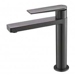 Allure mitigeur lavabo haut gris gun métal